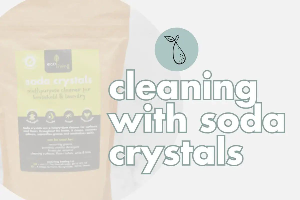 Sac de cristaux de soude, nettoyant polyvalent pour la maison et la lessive. Découvrez à quoi sert les cristaux de soude pour un nettoyage efficace.